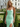 Scoop Neck Backless Long Mermaid Prom Dress With Drop in Mint Green