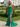 Scoop Neck Backless Long Mermaid Prom Dress With Drop in Emerald Green