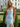 Scoop Neck Backless Long Mermaid Prom Dress With Drop in Sky Blue