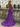 Scoop Neck Backless Long Mermaid Prom Dress With Drop in Purple