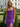 Scoop Neck Backless Long Mermaid Prom Dress With Drop in Purple