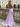 Scoop Neck Backless Long Mermaid Prom Dress With Drop in Lilac