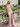Scoop Neck Backless Lace Up Long Mermaid Prom Dress With Split in Pink