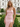 Scoop Neck Backless Lace Up Long Mermaid Prom Dress With Split in Pink