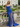 Scoop Neck Backless Lace Up Long Mermaid Prom Dress With Split in Royal Blue