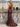 Scoop Neck Backless Lace Up Long Mermaid Prom Dress With Split in Burgundy