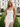 Scoop Neck Backless Lace Up Long Mermaid Prom Dress With Split in White
