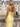 Scoop Neck Backless Lace Up Long Mermaid Prom Dress With Split in Yellow