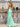 Scoop Neck Backless Lace Up Long Mermaid Prom Dress With Split in Mint Green