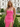 Scoop Neck Backless Lace Up Long Mermaid Prom Dress With Split in Hot Pink