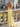 Scoop Neck Backless Lace Up Long Mermaid Prom Dress in Yellow