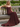 Scoop Neck Backless Lace Up Long Mermaid Prom Dress in Burgundy