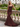 Scoop Neck Backless Lace Up Long Mermaid Prom Dress in Burgundy