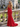 Scoop Neck Backless Lace Up Long Mermaid Prom Dress in Red