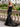 Scoop Neck Backless Lace Up Long Mermaid Prom Dress in Black