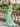 Scoop Neck Backless Lace Up Long Mermaid Prom Dress in Mint Green