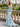 Scoop Neck Backless Lace Up Long Mermaid Prom Dress in Sky Blue