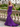 Scoop Neck Backless Lace Up Long Mermaid Prom Dress in Purple