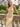 Scoop Neck Backless Lace Up Long Mermaid Prom Dress in Champagne