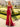 Scoop Neck Ruched Backless Long Mermaid Prom Dress With Split in Red