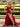 Scoop Neck Ruched Backless Long Mermaid Prom Dress With Split in Red