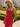 Scoop Neck Embroidery Lace Up Long Mermaid Prom Dress With Split in Red