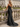 Scoop Neck Embroidery Lace Up Long Mermaid Prom Dress With Split in Black