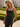 Scoop Neck Embroidery Lace Up Long Mermaid Prom Dress With Split in Black