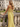 Scoop Neck Embroidery Lace Up Long Mermaid Prom Dress With Split in Yellow