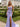 Scoop Neck Embroidery Lace Up Long Mermaid Prom Dress With Split in Lilac