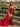 Scoop Neck Appliques Twist Backless Lace Up Long Mermaid Prom Dress With Split in Red