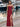 Hot Fix Lace Strapless Mermaid Prom Dress With Split - Red