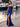 Beaded Strapless Sexy Mermaid Prom Dress With Slit - Royal Blue