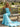 Strapless Backless Lace Up Long Mermaid Prom Dress in Baby Blue