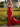 Sparkly Beading Bodice Long Mermaid Prom Dress With Slit - Red