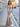 Sheer Bodice Mermaid Prom Dress Long With Slit - Silver
