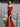 Sparkly Lace Sheer Bodice Long Mermaid Prom Dress - Red