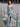 Sparkly Lace Sheer Bodice Long Mermaid Prom Dress - Sky Blue