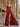 Drop Waist Strapless Split Long Prom Gown With Twist - Red