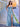 Drop Waist Strapless Split Long Prom Gown With Twist - Sky Blue