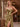 Drop Waist Strapless Split Long Prom Gown With Twist - Gold
