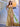 Drop Waist Strapless Split Long Prom Gown With Twist - Gold
