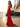 Strapless Satin Sexy Mermaid Prom Dress - Red