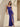 Hot Fix Lace Bodice Spaghetti Strap Mermaid Prom Dress With Split in Purple