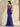 Hot Fix Lace Bodice Spaghetti Strap Mermaid Prom Dress With Split in Purple