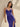 Hot Fix Lace Bodice Spaghetti Strap Mermaid Prom Dress With Split in Purple