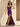 Hot Fix Lace Bodice Spaghetti Strap Mermaid Prom Dress With Split in Grape