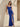 Hot Fix Lace Bodice Spaghetti Strap Mermaid Prom Dress With Split in Royal Blue