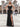 Sparking Beading Halter Backless Long Mermaid Prom Dress With Slit - Black