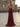 Sparking Beading Halter Backless Long Mermaid Prom Dress With Slit - Deep Burgundy
